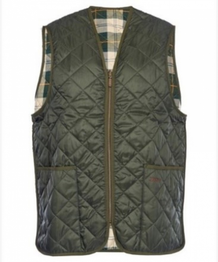 QUILTED WAISTCOAT  GN92 OLIVE/CLAS