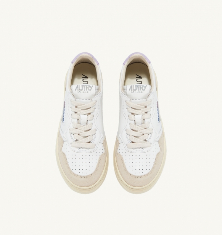 MEDALIST LOW W LS68 WHT/PSLILA