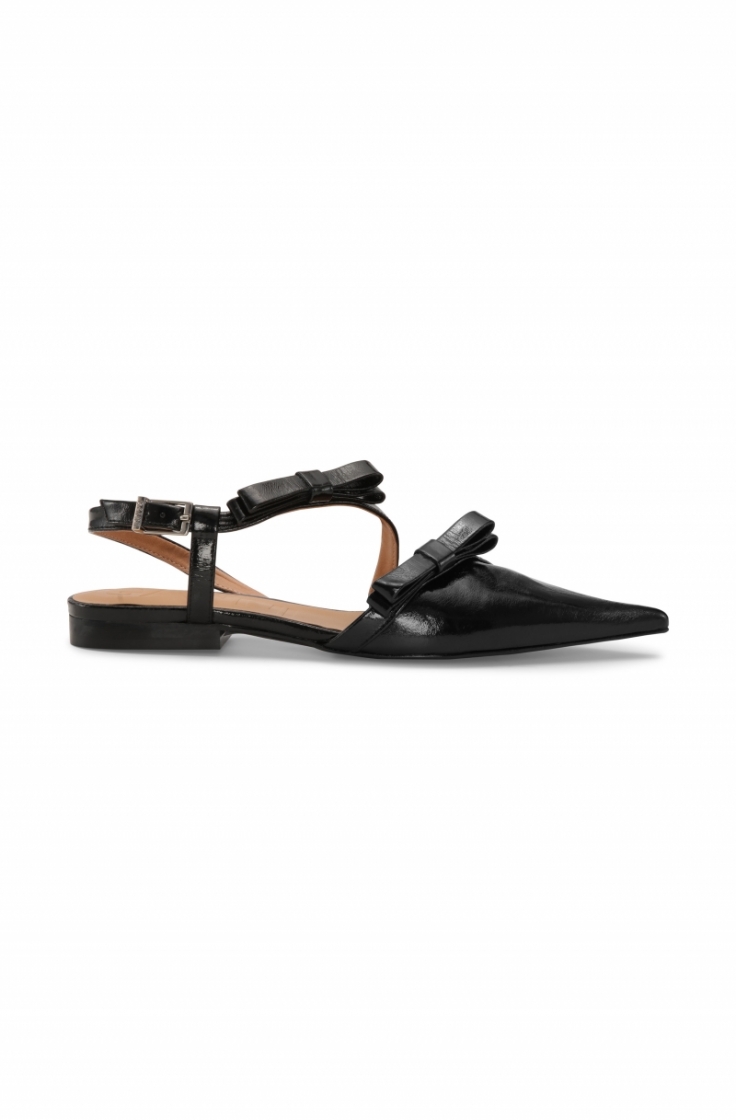 Multi Bow Pointy Cut Out Balle 99 Black