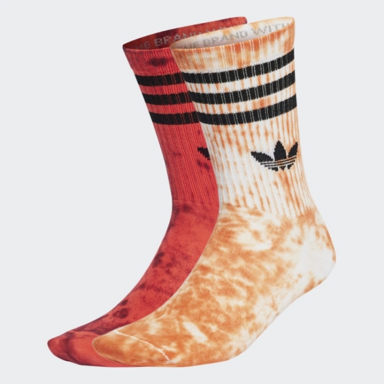 TIEDYE SOCK 2PP - WHITE/ORANGE/