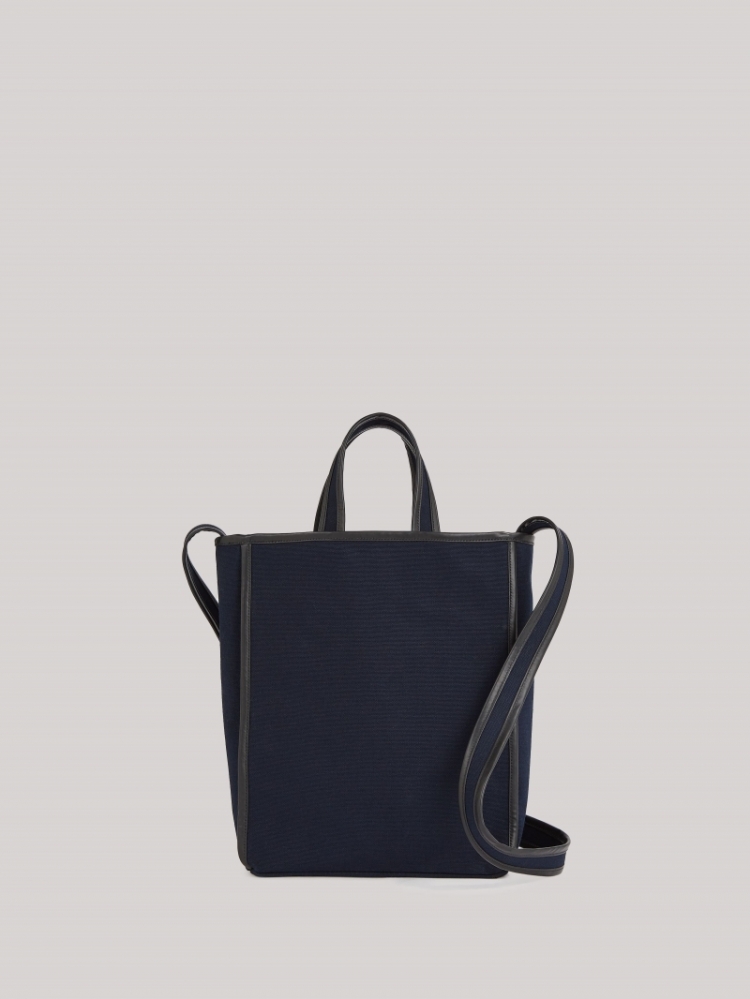 Crossbody tote canvas 171 navy / oil