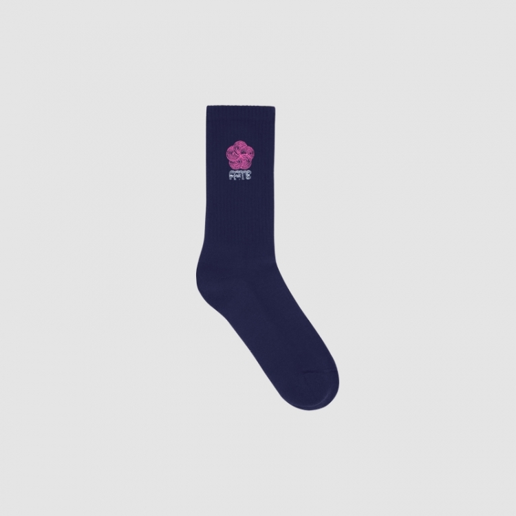 Arte Circle Logo Socks - Navy
