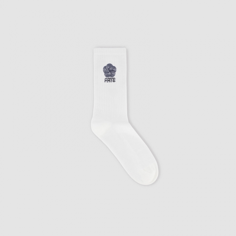 Arte Circle Logo Socks - White