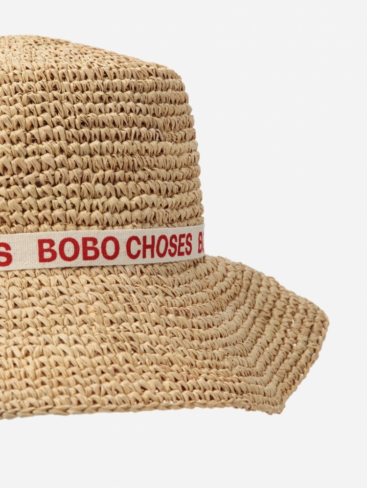 Bobo Choses raffia hat - MULTI