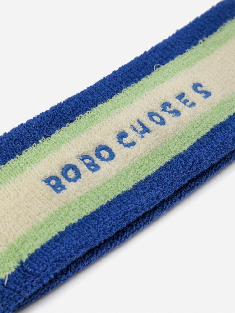 Bobo Choses blue towel headban - MULTI