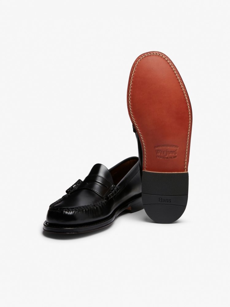 Larson Moc Penny 0 Black Lthr