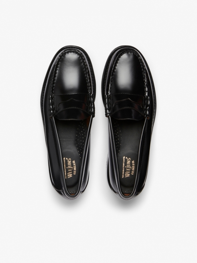 Larson Moc Penny 0 Black Lthr