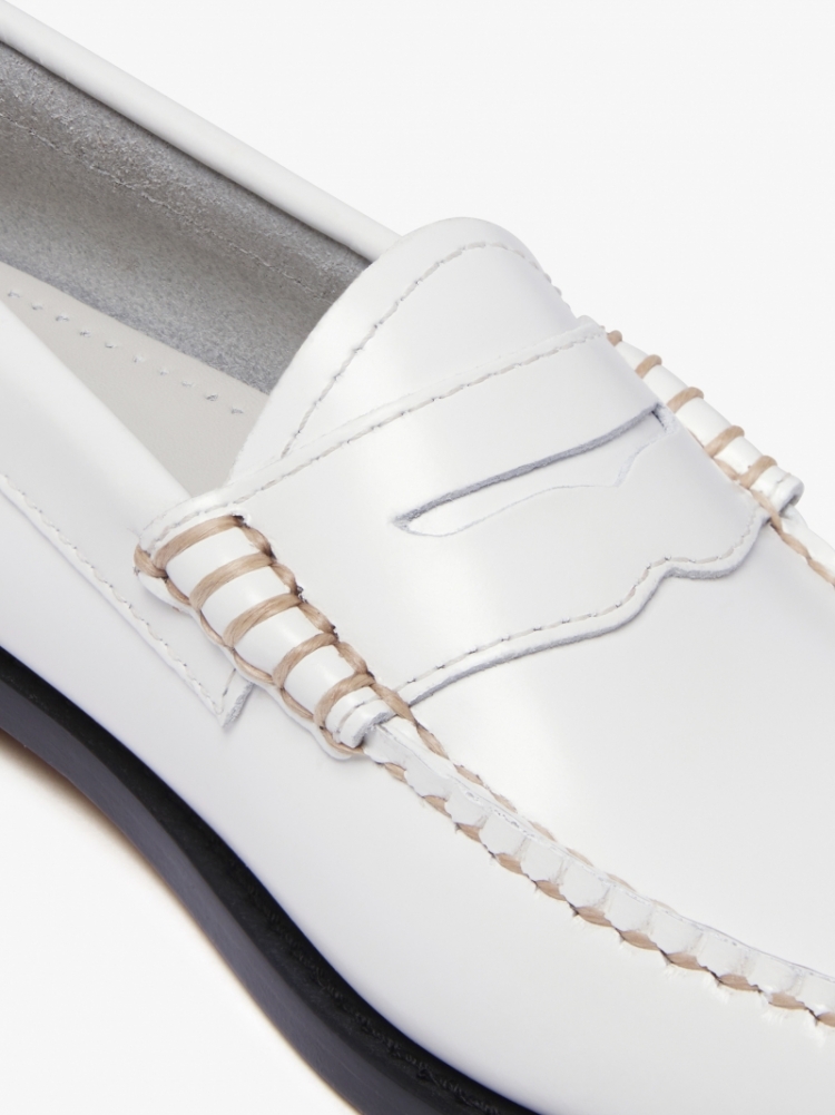 Penny 10 White Lthr w