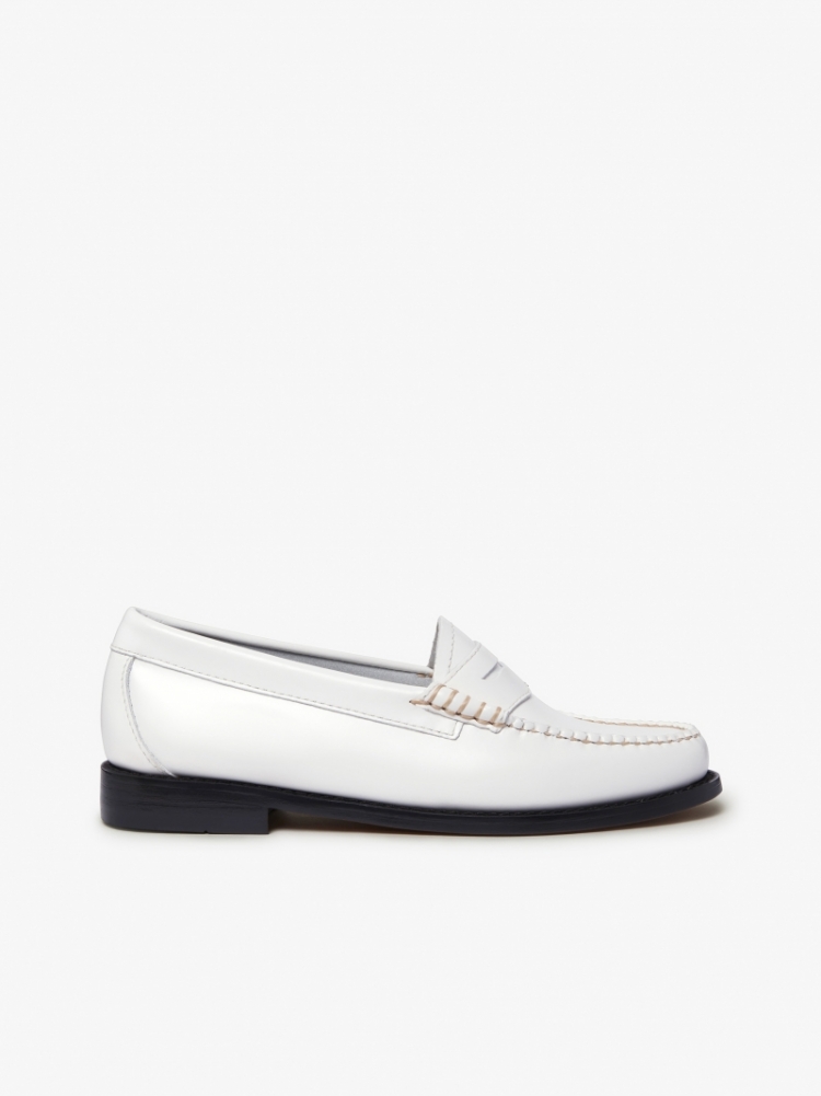 Penny 10 White Lthr w