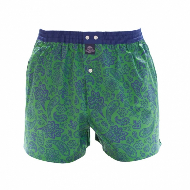 BOXERSHORT - Paisley green