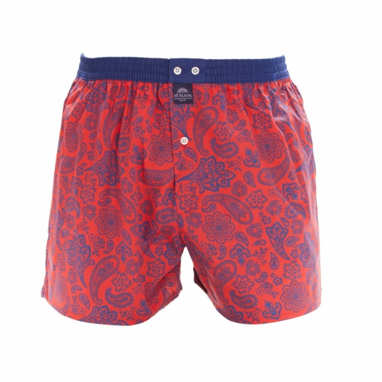 BOXERSHORT - Paisley red
