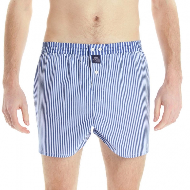 BOXERSHORT - Striped royal