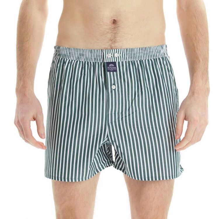 BOXERSHORT - Striped green