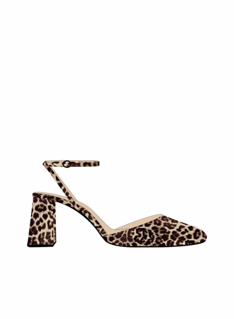 HARLOW PUMP LEO PRINT