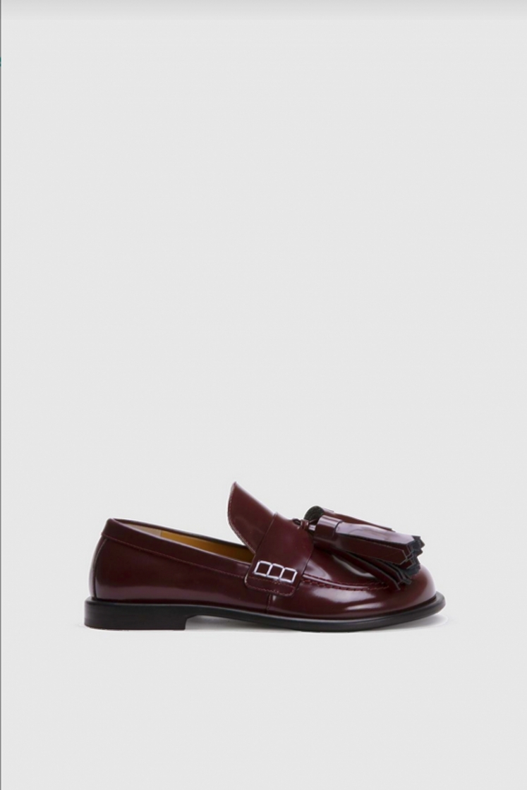 BRUSHED CALF 679 BURGUNDY 679 Dark Red