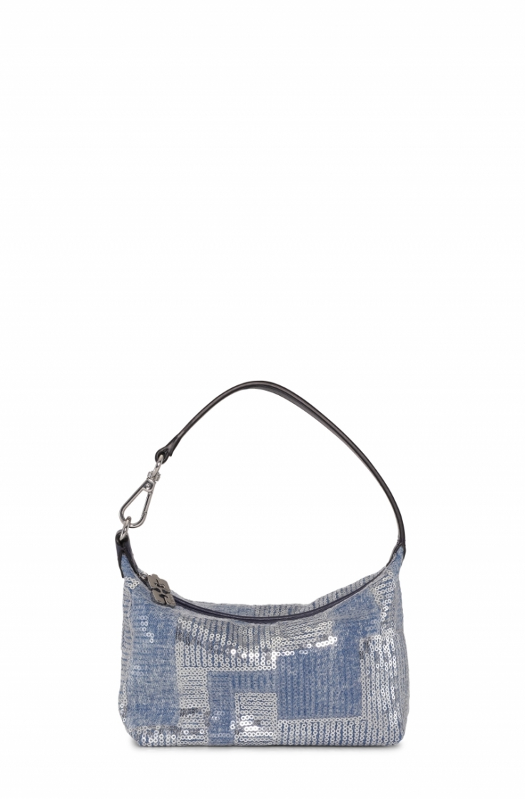 Butterfly Small Pouch Sequin 630 Denim