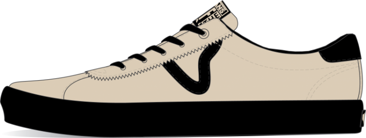 Sport Low Blk to the Floor - CREME BRULEE