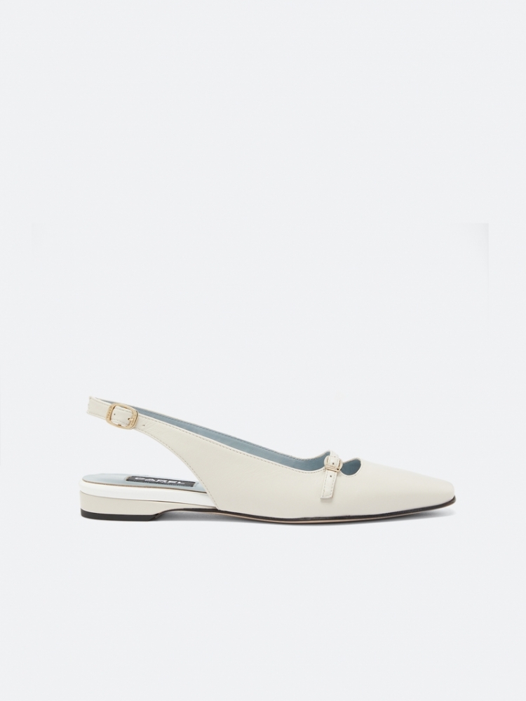 NINON BEIGE CALF SLIN