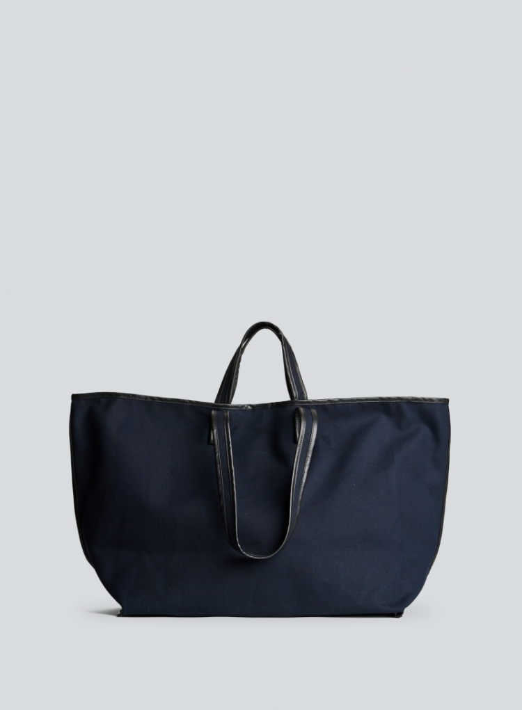 Tote canvas navy / oil blac