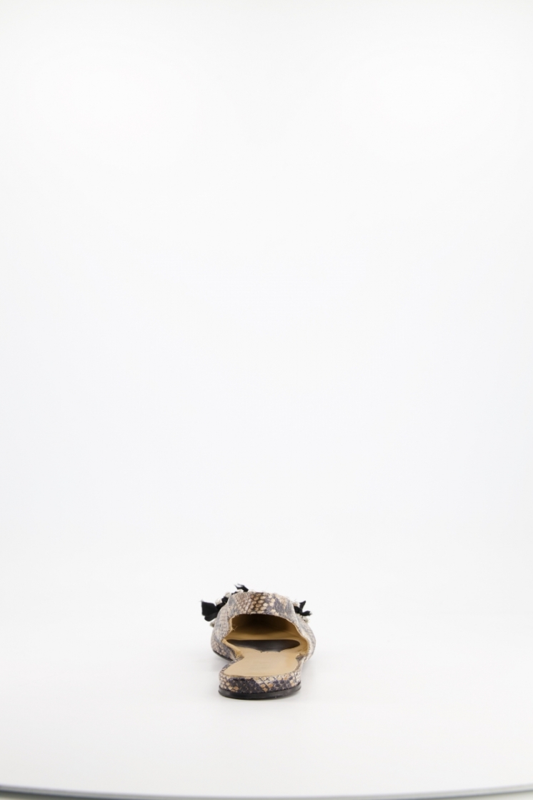 MIKY SLING BACK SNAKE RED