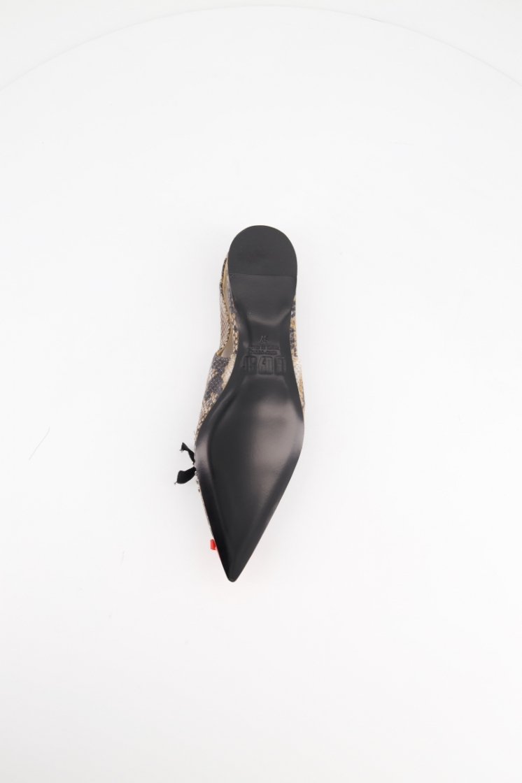 MIKY SLING BACK SNAKE RED