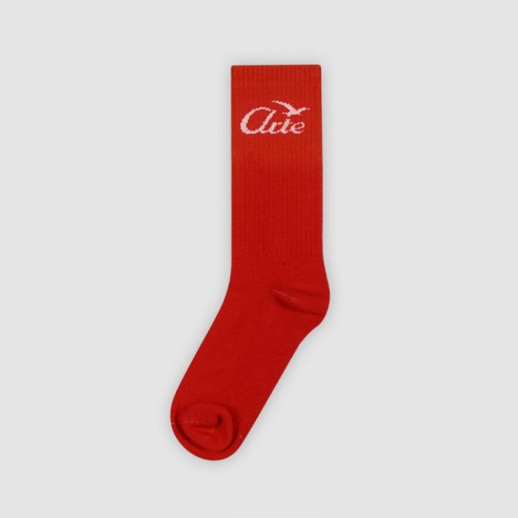 Logo bird socks - Red