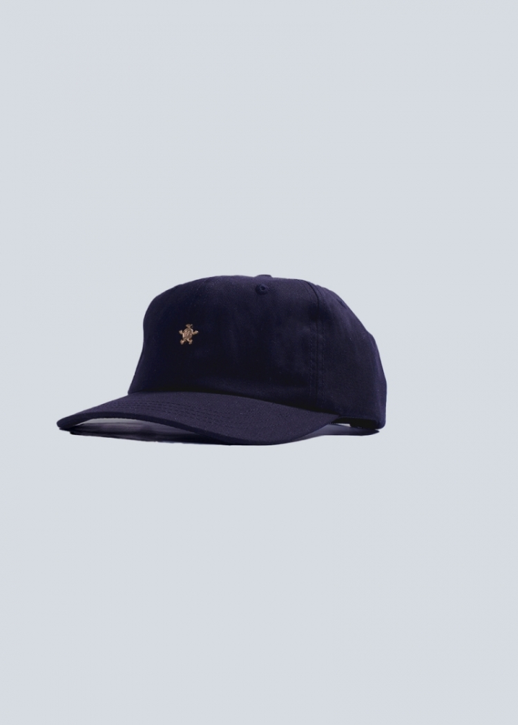 Gold Lemon Cap - Navy