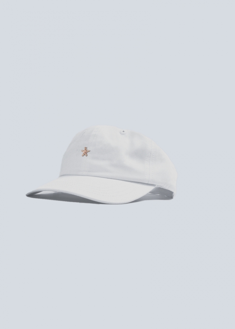 Gold Lemon Cap - White