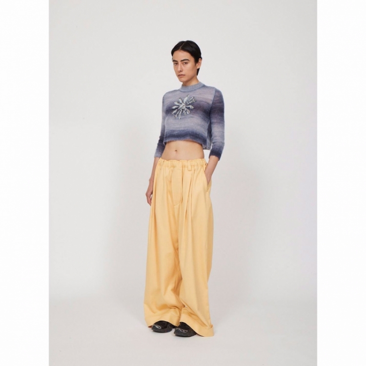 DRAWSTRING CHINO YELLOW