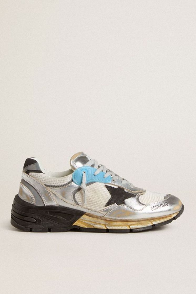 RUNNING DAD MESH AND LAMINATED - SILVER/GREY/W