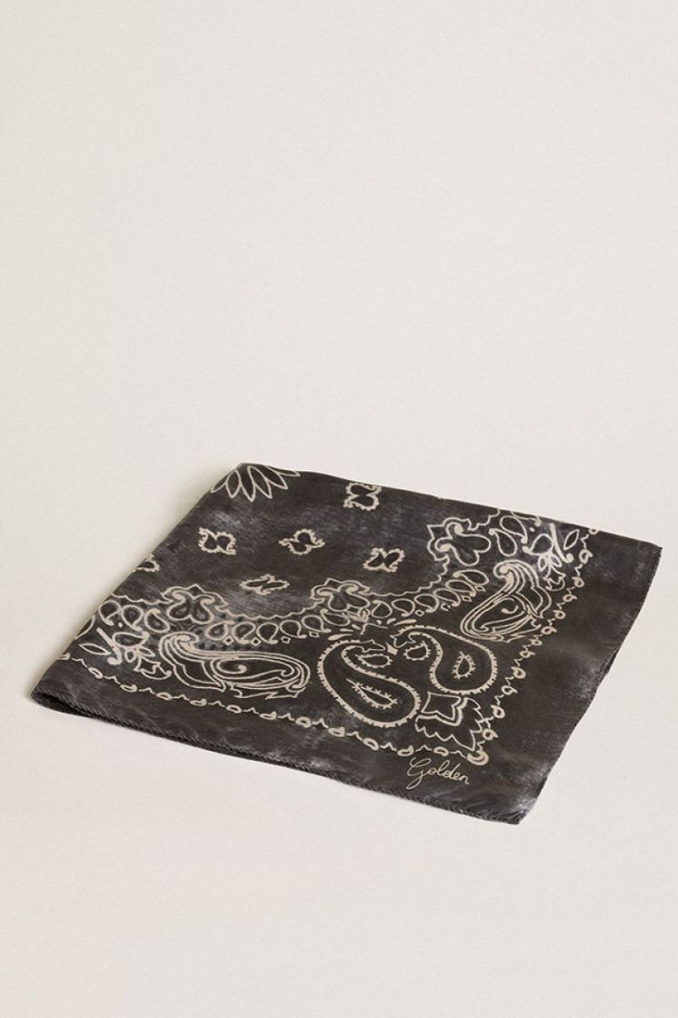 GOLDEN FOULARD PAISLEY PRINT S - ANTHRACITE