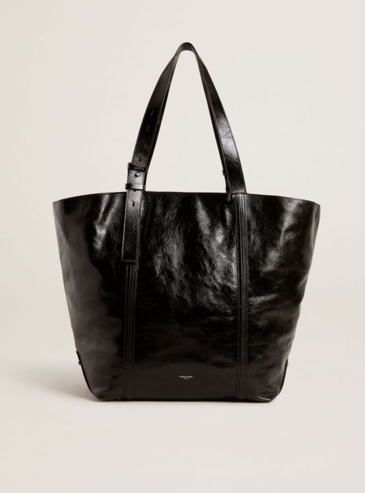 SHOPPING 24.7 EW SHINY WAVY LE - BLACK