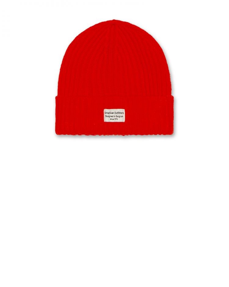 novo beanie 630 fluo red