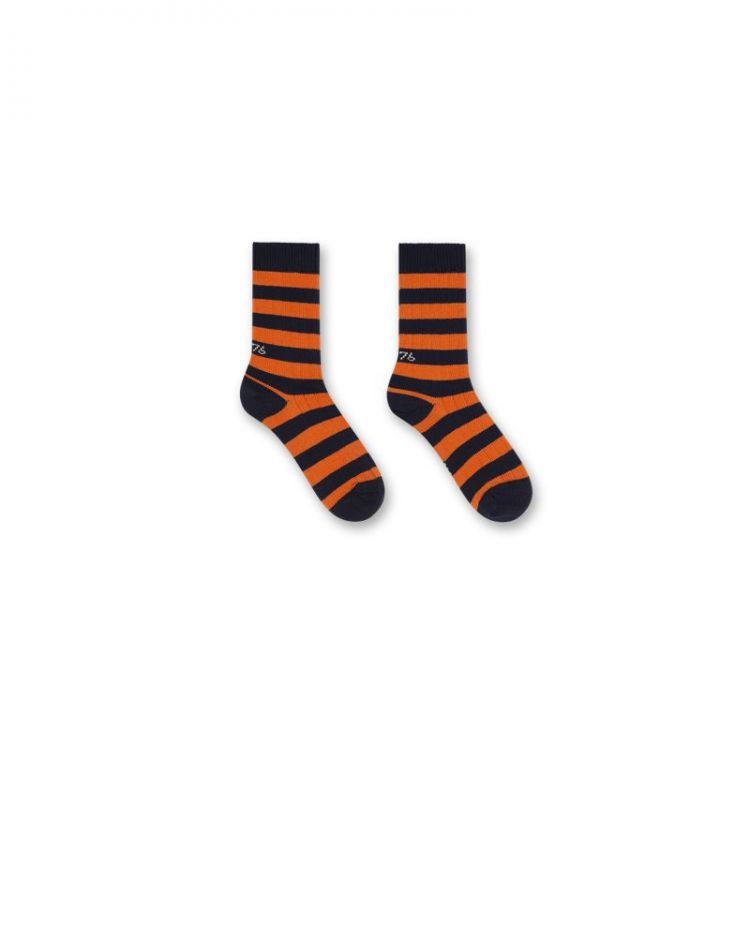 woo socks B 355 fluo orange