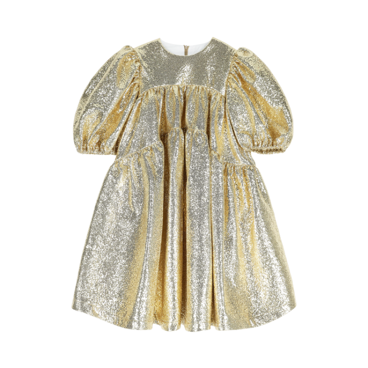 DRESS 4008A WRINKLE 2999 GOLD