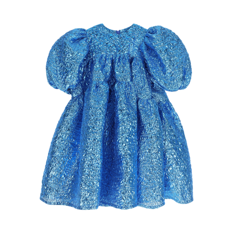 DRESS 4008A WRINKLE 6019 AZURE