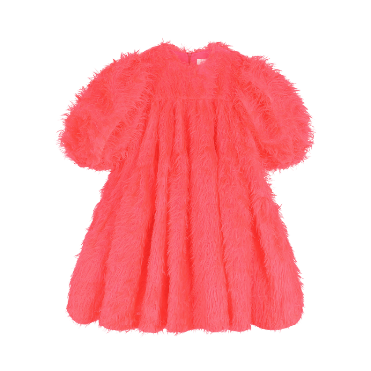 DRESS 4008A FLUID 3009 CORAL NEON