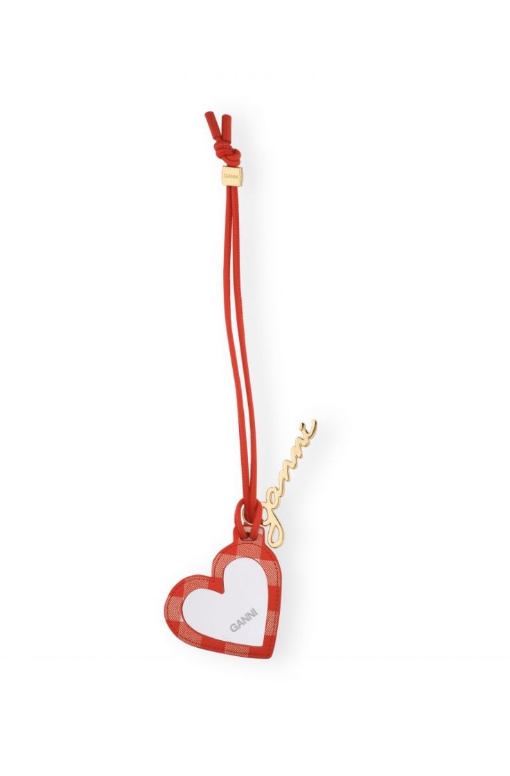 Ganni Bou Heart Mirror - Red Alert