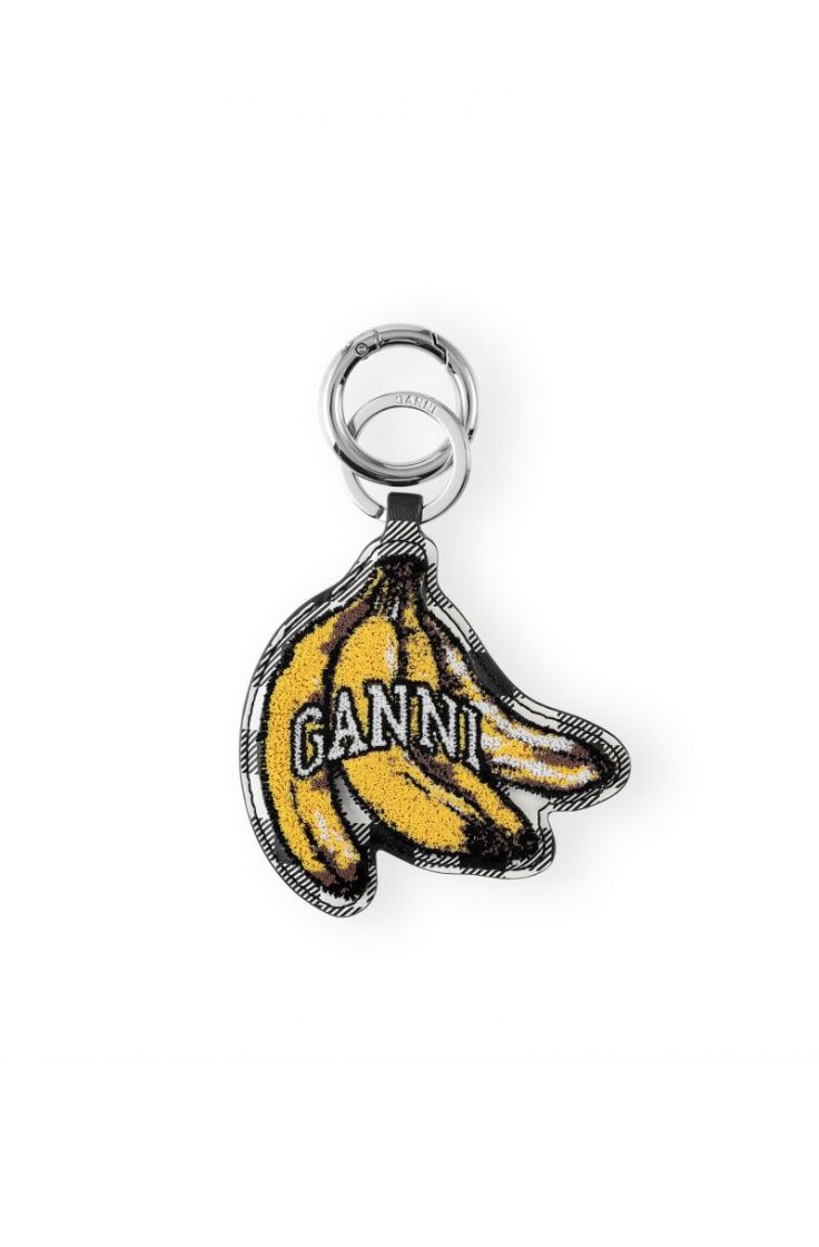 Banana Keyring Velvet - Black