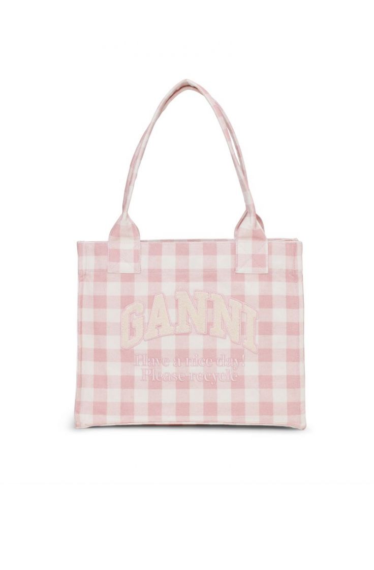 Shopper XXL Vichy - Bleached Mauv