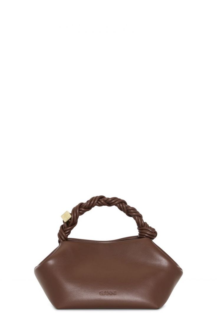 Ganni Bou Bag Small - Chocolate Fon