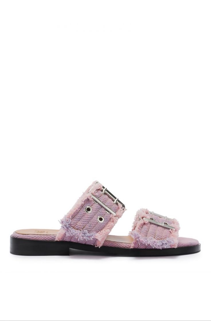 Feminine Buckle Strap Sandal F - Cameo Pink