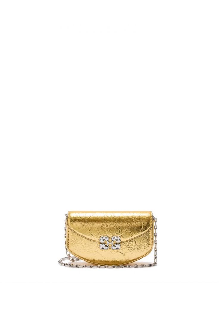 Lulu Wallet On Chain Crushed - Gold