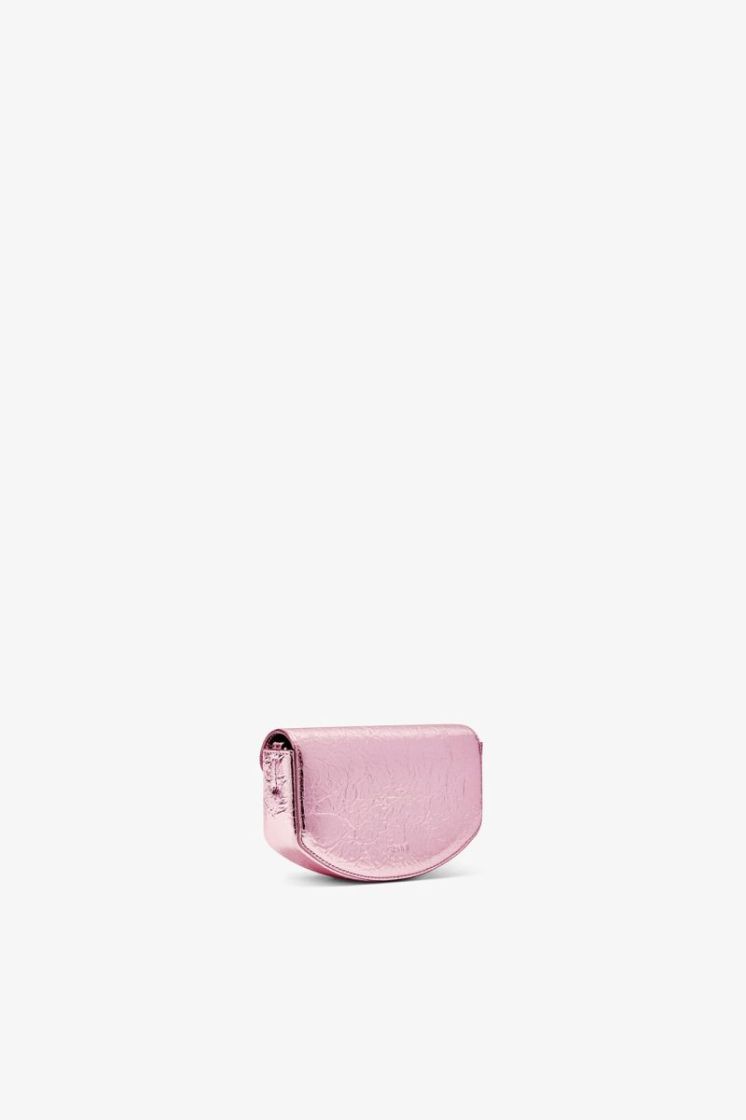 Lulu Wallet On Chain Crushed - Silver Pink