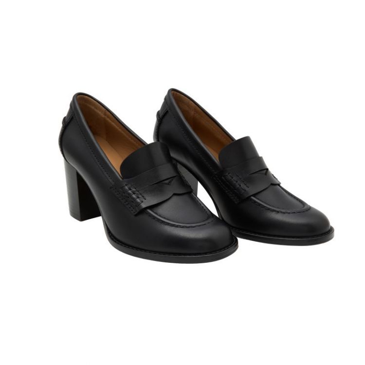 LES MOCASSINS TALONS LZZ BLACK
