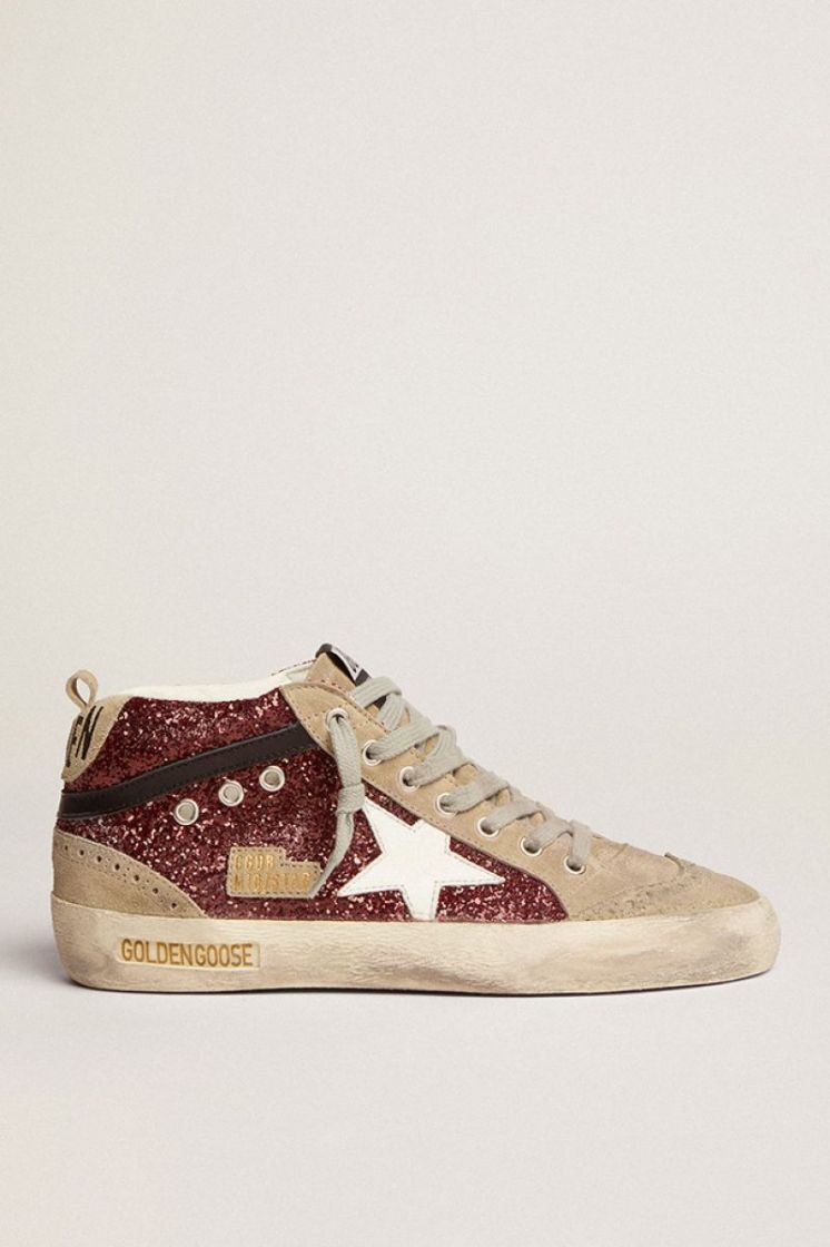 MID STAR - DARK RED/TAUP