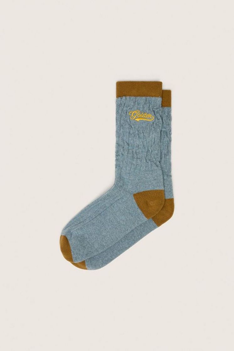 SOCKS FULL RIB - SMOKE BLUE/BI