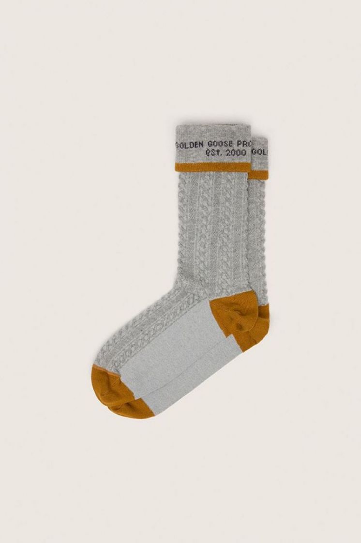 SOCKS HIGH - GREY MELANGE/