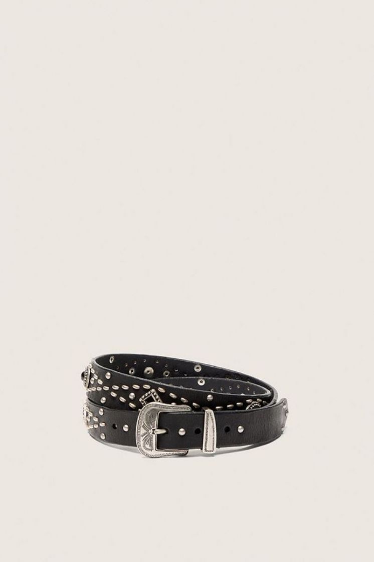 STUDDED BELT - BLACK