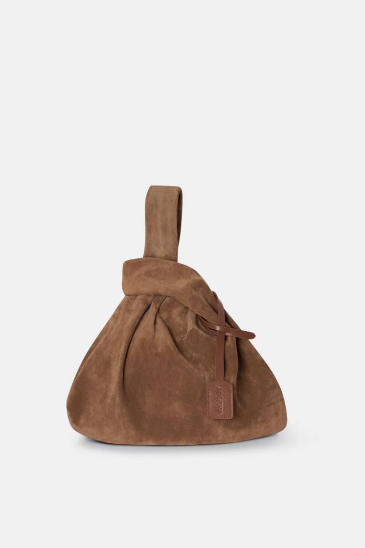 SUEDE BAG - MOKA
